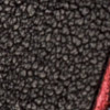 Black Calico on Red
